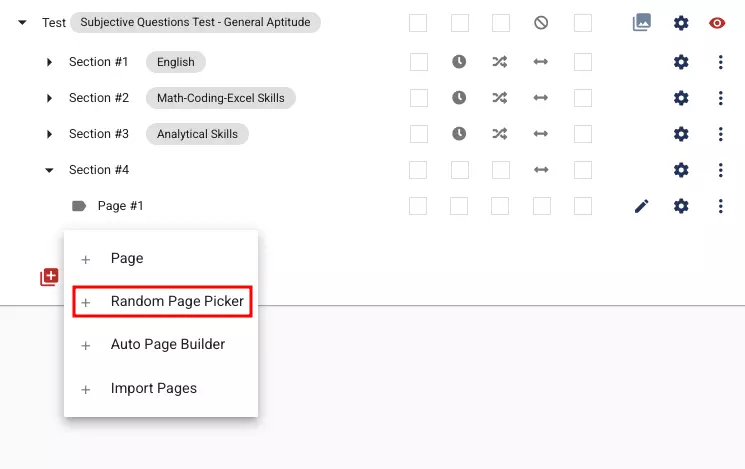 You can use this feature by choosing the “random page picker” option in the red box when adding a page