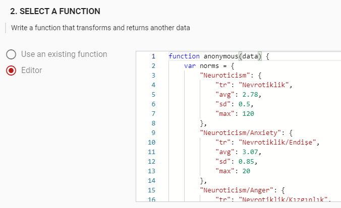 In templating engine, custom functions can be built to prepare the data to be used in your report