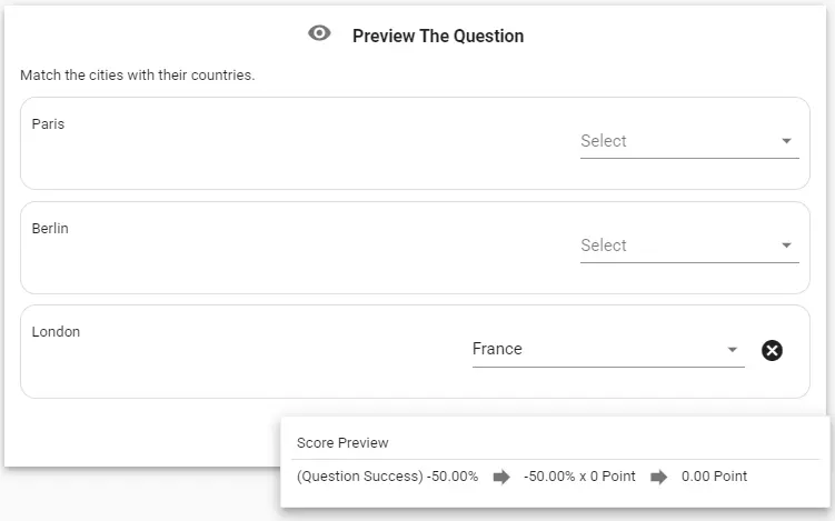 Testing the success rates via admin panel