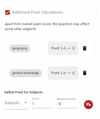 Association d’une question avec plusieurs dimensions