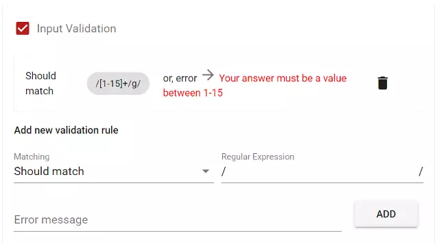 Soruda istenen cevap formatının Regex ile kural haline getirilmesi