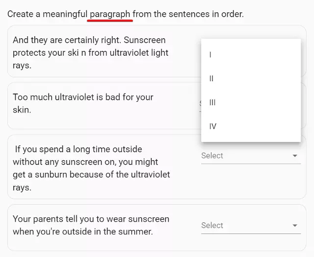 Question de création de paragraphe avec la méthode de classement de phrase