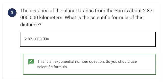 Providing question feedback