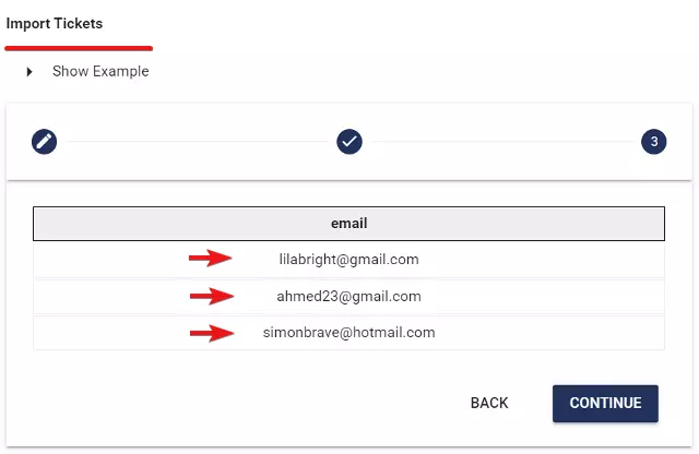 Registrating multiple candidates