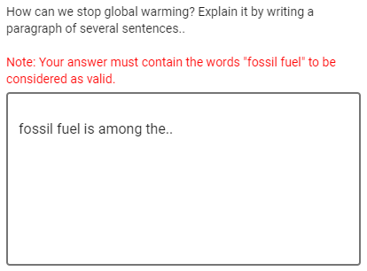 Writing Question with multiple lines in exam software