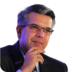 Professional man in a business suit, representing an L&D directer role