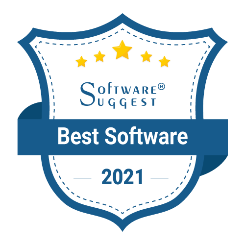SoftwareSuggest Badge for Best Software in 2021