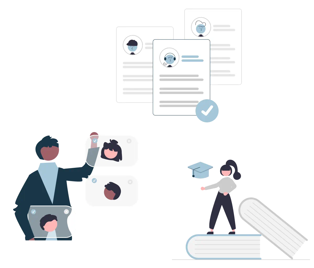 Illustration of candidate evaluation