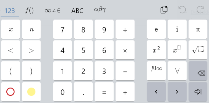 Sorulara matematiksel denklem veya formül eklemek için kullanılan matematik editörü
